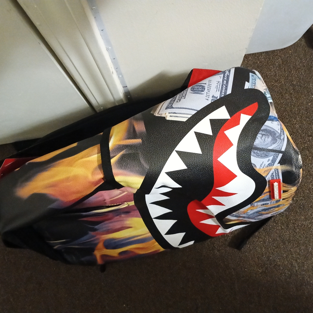 Sprayground Flame Shark Backpack - image 3